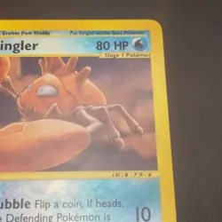 KINGLER 50/165 - REVERSE HOLO RARE - EXPEDITION - eREADER POKEMON CARD - NM/M - Image 3
