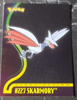 Pokemon Card - Topps Johto League Champions Holo Skarmory #227 - Image 1