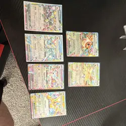 Pokemon TCG Prismatic Evolutions 5-Card ex Lot Tera Holo Umbreon Eevee + - Image 1