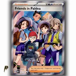 Pokemon Prismatic Evolutions Friends in Paldea 137/131 Ultra Rare Holo Card NM - Image 1