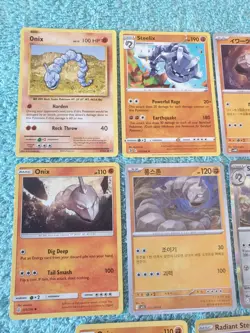 ONIX & STEELIX BUNDLE OF POKEMON CARDS - Image 2