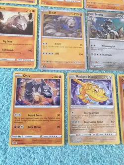 ONIX & STEELIX BUNDLE OF POKEMON CARDS - Image 4