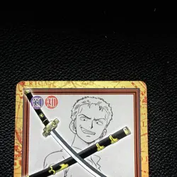 C227 Zoro One Piece Carddass Hyper Battle TV animation 2000 Old Trading Card - Image 2