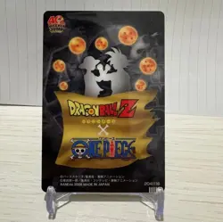PREORDER Zoro Gohan Shenron Dragon Ball x One Piece Jump 40th Anniversary Card - Image 2