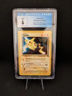 1999 Black Star Promo Pikachu #4 CGC 6 Pokemon Card - Image 1
