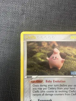 Pokemon Cleffa Unseen Forces Reverse Holo Rare Card 21/115 Stamp - Image 2