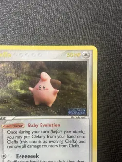 Pokemon Cleffa Unseen Forces Reverse Holo Rare Card 21/115 Stamp - Image 3