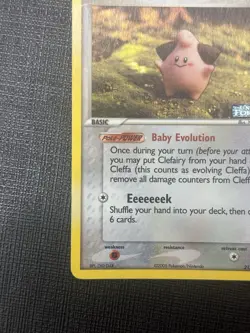 Pokemon Cleffa Unseen Forces Reverse Holo Rare Card 21/115 Stamp - Image 4
