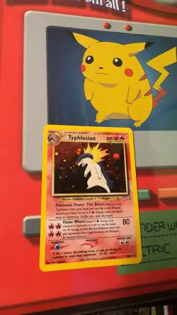Typhlosion 18/111 Holo Rare – Neo Genesis WOTC 2000 Pokemon Card LP - Image 1