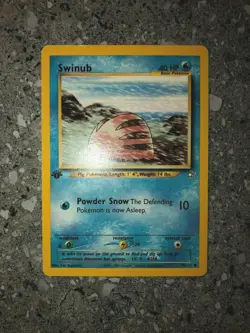 Pokemon TCG Cards 1st Edition Swinub 79/111 Neo Genesis LP - Image 3
