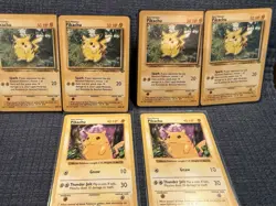 Pokemon Pikachu - Jungle And Base Set - Set Of 6 Cards - Image 1