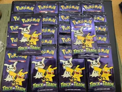 Pokemon 2023 Halloween Trick Or Trade 3 Card Booster Packs - Sealed - Lot Of 22 - Image 1
