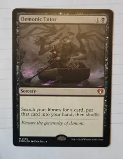 Demonic Tutor Commander Masters Regular Card 0150 Nm - Image 1