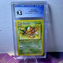 Pokemon 2001 Neo Revelation 1st Edition Parasect 35/64 CGC 9.5 (Yummy's Cards) - Image 1