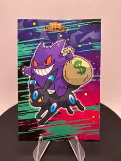 Gengar Cracked Ice Pokemon Halloween Database Card Peru Set of 2 - Image 2