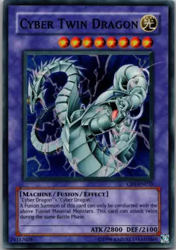 Cyber Twin Dragon CRV-EN035 Cybernetic Revolution Yu-Gi-Oh Unlimited LP - Image 1