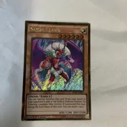 Santa Claws PGL2-EN021 (Gold Secret Rare, 1st Ed, Lightly Played / LP) Yugioh - Image 2