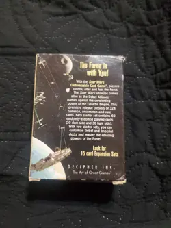 1995 Star Wars Customizable Game 60 Card Starter Set Premiere Limited Edition - Image 2