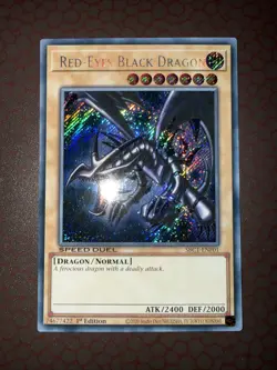 Yu-Gi-Oh! Red-Eyes Black Dragon -SBC1-ENF01- Secret Rare - 1st Edition NM! - Image 2