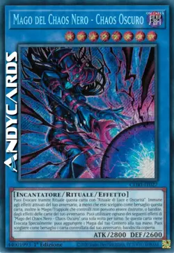 MAGO DEL CHAOS NERO - CHAOS OSCURO • Segreta • CORI IT027 • 1Ed • Yugioh! - Image 1