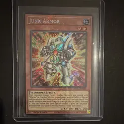 Yu-Gi-Oh! Battles of Legend: Glorious Gallery Junk Armor BLGG-EN032 Secret Rare - Image 5