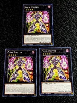 Code Igniter (X3) ALIN-EN044 Yugioh 1st Edition (New) - Image 1