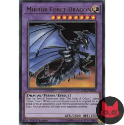 Yugioh Mirror Force Dragon LCKC-EN062 Ultra Rare 1st Edition NM - Image 1