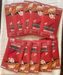 One Piece OP-13 Carrying On His Will Sleeved Booster Pack Lot 10 packs sealed - Image 1