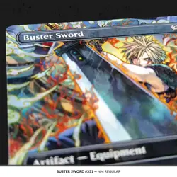 Buster Sword #0351 Borderless Mythic Rare NM MTG Final Fantasy English Non-Foil - Image 1