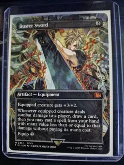 Buster Sword - Borderless - 0351 Non-Foil - Final Fantasy - MTG English - Image 1