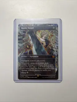 Buster Sword - Borderless - 0351 Non-Foil - Final Fantasy - MTG English - Image 1