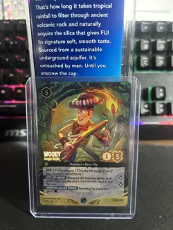 Disney Lorcana TCG Woody - Jungle Guide Promo Foil Character Card 54/P3 - Image 1