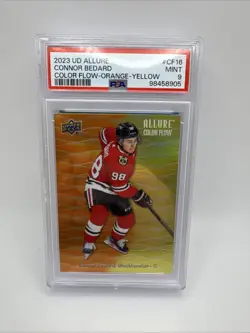 2023-24 Upper Deck Allure - Connor Bedard Color Flow Set GEM-MT PSA 10 #CF-16 - Image 3