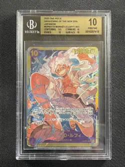 One Piece Card Game BGS 10 Pristine Awakening Of The New Era SEC JPN OP05-119 - Image 1