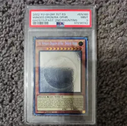 Konami 2022 Yu-Gi-Oh! TCG GFP2 The Winged Dragon of Ra Sphere Mode PSA 9 - Image 1