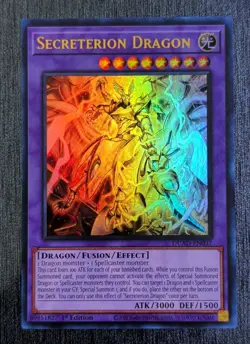 Yugioh - Secreterion Dragon - UR - Duelist's Advance - 1st Edition (DUAD-EN037) - Image 1