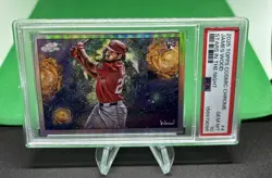 2025 TOPPS COSMIC CHROME #4 JAMES WOOD RC STARS IN NIGHT PSA 10 💎 🔥POP 19🔥 - Image 1