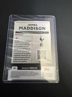 James Maddison Tottenham Hotspur 2025-26 Topps Premier League Headlines /75 - Image 3