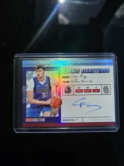 Topps 2025-26 Hoops Cooper Flagg Rookie Signatures Auto HRS-CF Mavericks - Image 1