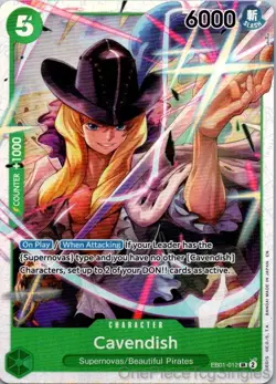 CAVENDISH (REPRINT) EB01-012 SR PREMIUM BOOSTER -THE BEST- VOL. 2 ONE PIECE - Image 1