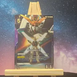 Gundam X (LR+) GD02-053 - Gundam TCG Card Game - Dual Impact Alt Art Foil - Image 1