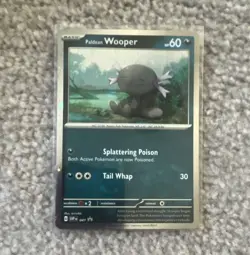 Pokemon TCG Scarlet & Violet Promo Paldean Wooper SVP 041 Promo Holo 60HP - Image 1