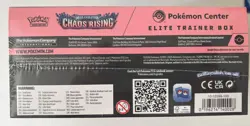 Pokemon Chaos Rising Pokemon Center Elite Trainer Box ETB NEW SEALED IN HAND - Image 5