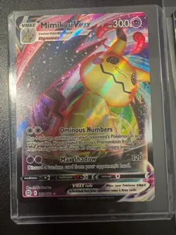 Mimikyu VMax Lot Pokemon English 069/172 Japanese 077/184 Rare Full ART Cards - Image 2