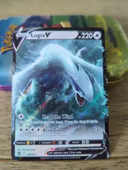 Pokemon Lugia v TCG Card Silver Tempest Holo, 138/195 - Image 1