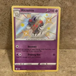 Alcremie - SV058/SV122 Shining Fates: Shiny Vault Holo - Pokemon TCG 2021 - NM - Image 2