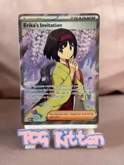 Erika's Invitation - 196/165 - Ultra Rare -151 - Pokemon - TCGKITTEN - Image 1