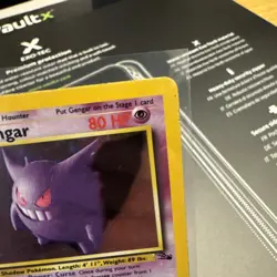 Pokemon Gengar TCG Fossil Holo Card 5/62 Vintage Trading Card - Image 3