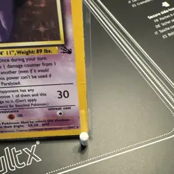 Pokemon Gengar TCG Fossil Holo Card 5/62 Vintage Trading Card - Image 5