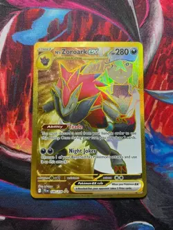 N's Zoroark ex - 189/159 - Pokemon Journey Together Hyper Rare LP - Image 1